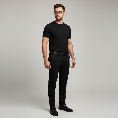 Cintura unisex Noa + fibbia in lega di ottone
