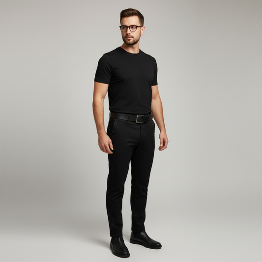 Cintura unisex Noa + fibbia in lega di ottone